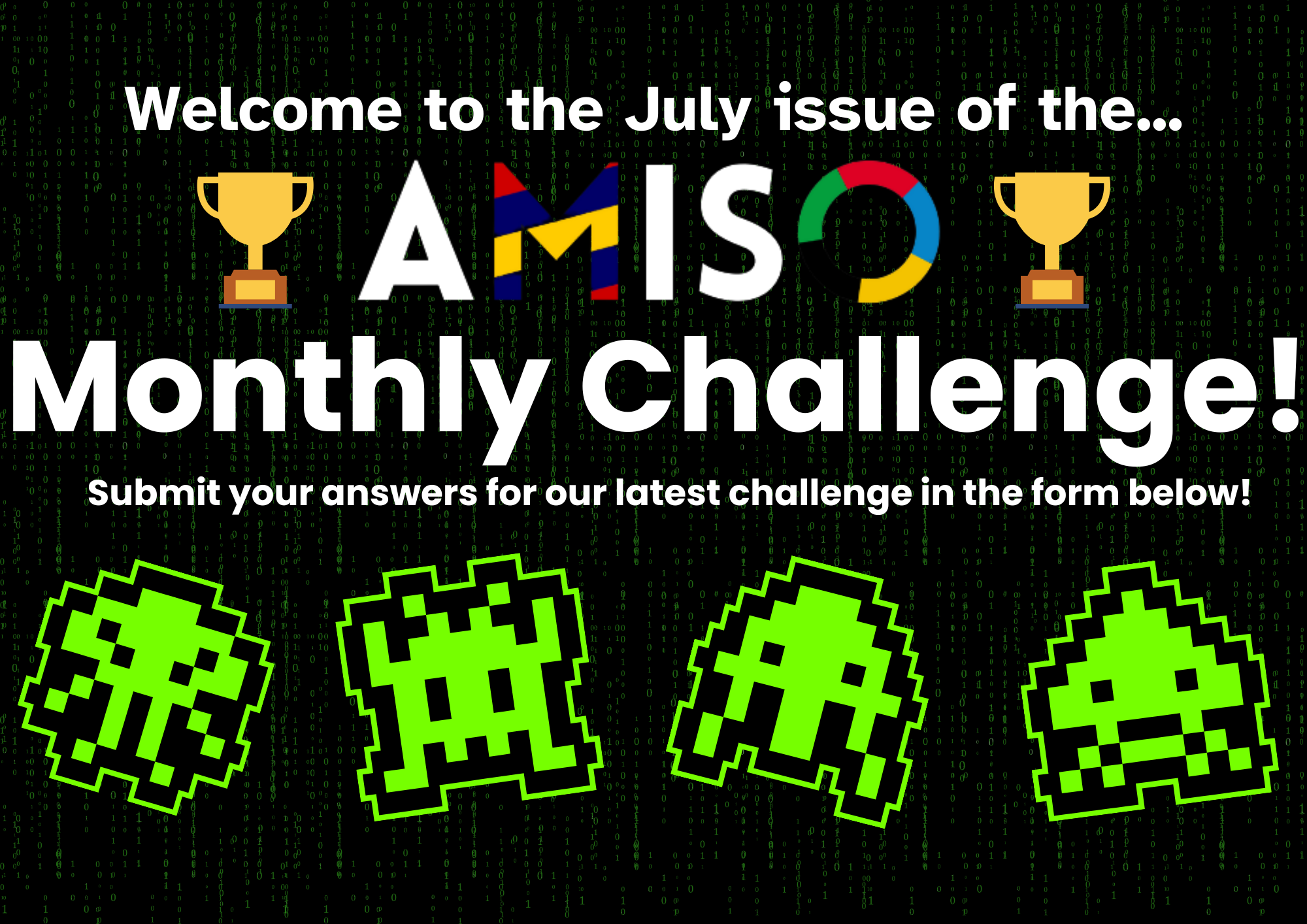 AMISO Monthly Challenge Website Banner